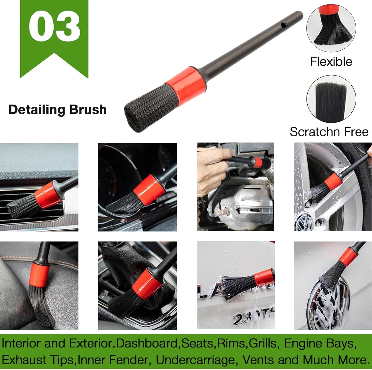 160CM Autowaschbürste Waschbürste Auto Mit Langer Griff, 2 in 1 Mikrofaser Chenille Autowaschmopp Waschhandschuh Reinigungsbürste Für Auto RV Trucks Wohnwagen Wohnmobil